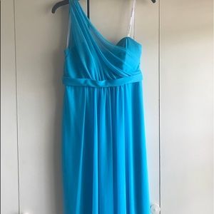 David’s Bridal size 6 dress (bright blue)
